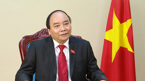 Thủ tướng Nguyễn Xuân Phúc trả lời phỏng vấn.