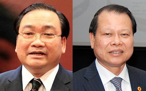 Các ông Hoàng Trung Hải, Vũ Văn Ninh sẽ được Quốc hội xem xét phê chuẩn miễn nhiệm chức vụ Phó Thủ tướng.