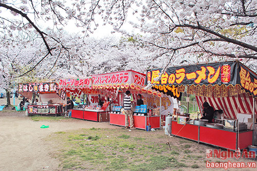 Những góc hàng không thể thiếu trong hầu hết các lễ hội của Nhật.