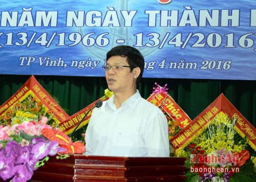 Đồng chí Lê Xuân Đại bày tỏ lòng tri ân sâu sắc đến đến các cựu chiến binh đặc công Hải quân.