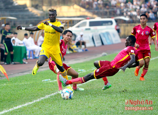 Odah nhanh nhạy, tinh tế và khéo léo trong các pha xử lý bóng đã ghi bàn thắng duy nhất vào lưới Sài Gòn FC