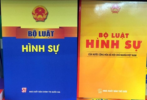 BLHS 2015 đăng trên website Công báo của Chính phủ và in trong sách của các NXB đều có lỗi như nhau.
