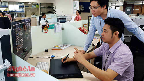 Việt Anh hiện đang là nhân viên thiết kế kiểu dáng công nghiệp của Viện 