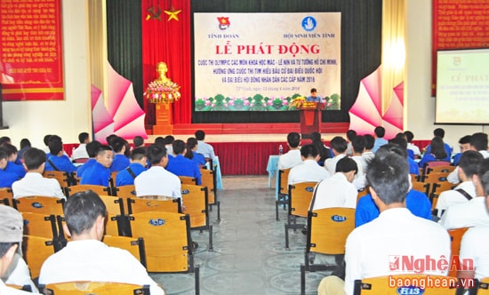 Quang cảnh lễ phát động cuộc thi