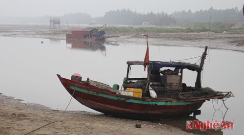 Cửa lạch Thơi ngày càng bị bồi lắng nặng nề