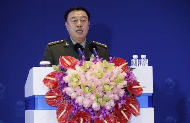 Phó Chủ tịch Quân ủy Trung ương Trung Quốc -  Phạm Trường Long phát biểu tại Diễn đàn Xiangshan lần thứ 6 tại Bắc Kinh, Trung Quốc, ngày 17/10/2015