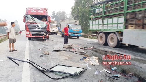 Hiện trường vụ tai nạn