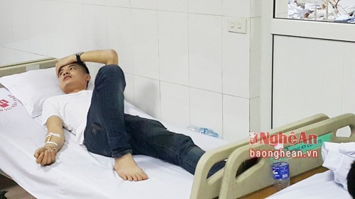 Các nạn nhân  hiện đang được chăm sóc tại bệnh viện 115