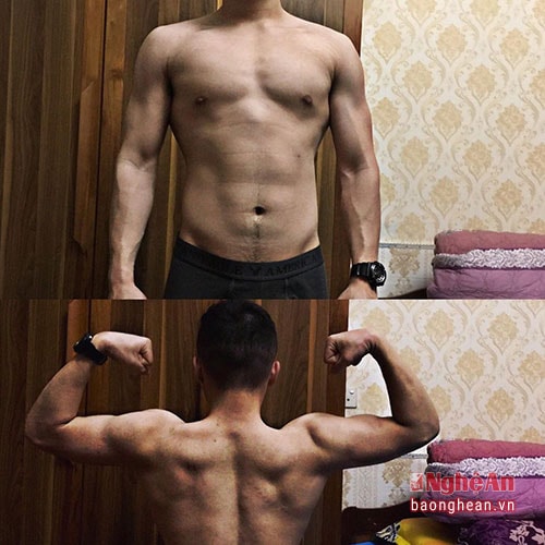 Giảm cân khoa học giúp lượng mỡ giảm, cơ bắp tăng lên, thể hình nam tính hơn.