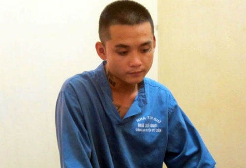 Lục Toàn Trung tại cơ quan điều tra. 