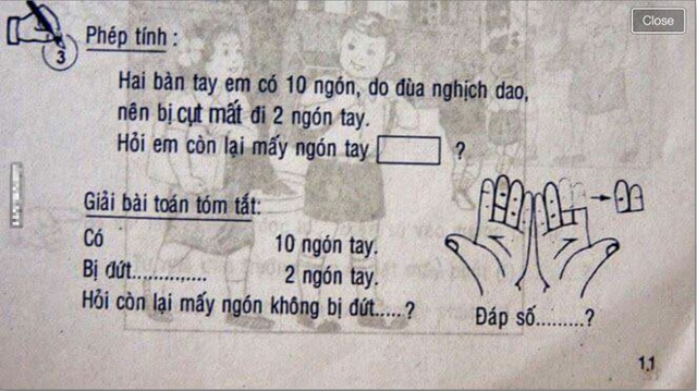 Ví dụ minh hoạ này phải chăng có vấn đề?