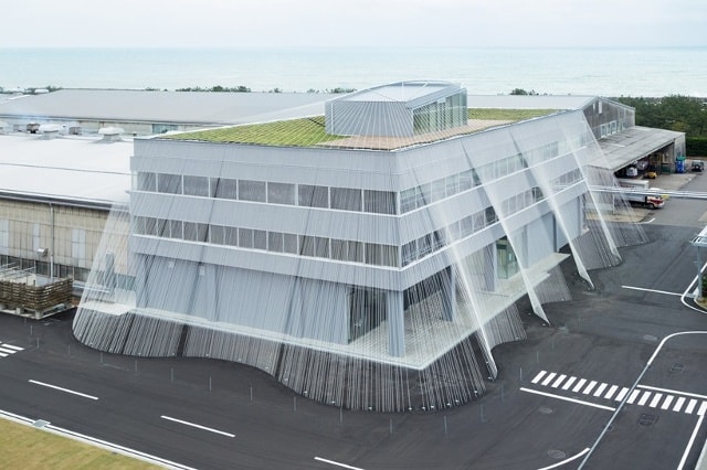 Tòa nhà chống động đất đầu tiên trên thế giới do kiến trúc sư Nhật Bản - Kengo Kuma thiết kế.
