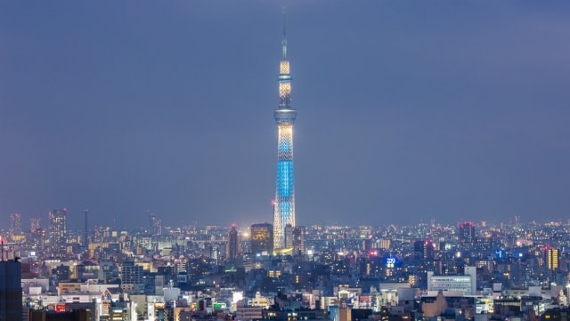 Tòa tháp cao nhất thế giới Tokyo Skytree được sử dụng rất nhiều kỹ thuật chống động đất học hỏi từ các ngôi chùa cổ của Trung Quốc.