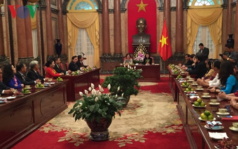 Toàn cảnh buổi tiếp