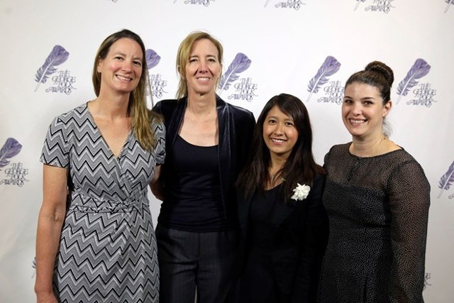 Từ trái sang: bốn nữ nhà báo Martha Mendoza, Robin McDowell, Esther Htusan và Margie Mason của AP.