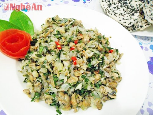 Hến xào