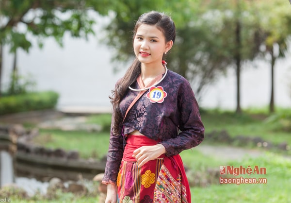 Thí sinh Lương Thị Quỳnh, đến từ huyện Tương Dương