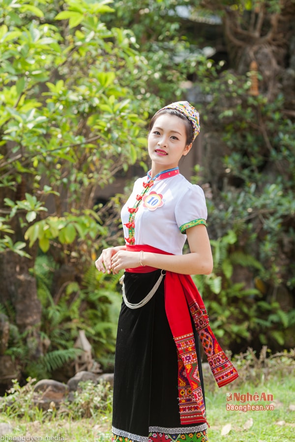 Thí sinh Lương Thị Yến Nhi, dân tộc Thái, đến từ Thanh Chương