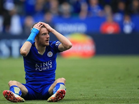 Leicester City thiệt thòi khi Vardy sẽ bị treo giò nhiều hơn 1 trận