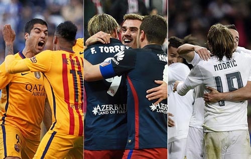 Barca - Atletico - Real cùng thắng, và cuộc đua lại tiếp tục sát sao