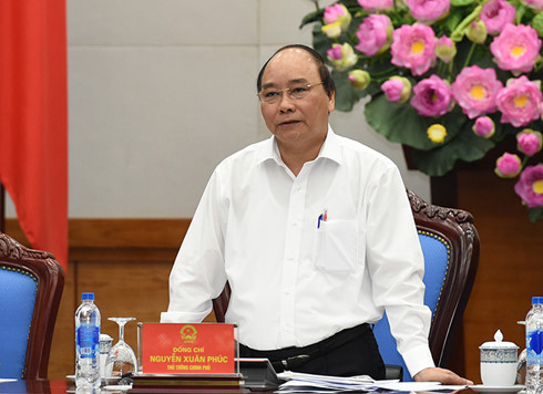 Thủ tướng Nguyễn Xuân Phúc chủ trì cuộc họp Thường trực Chính phủ đầu tiên ngày 25/4.
