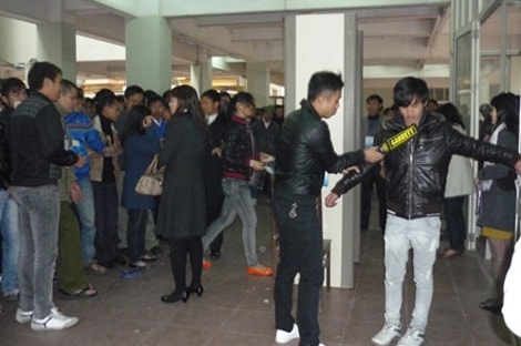 Hàn Quốc vẫn là thị trường xuất khẩu lao động được nhiều lao động mong đợi (Ảnh chụp tại một kỳ thi tiếng Hàn).