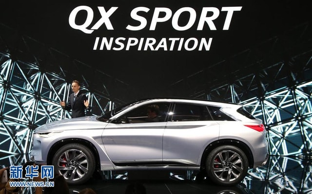 Infiniti QX Sport Inspiration - một mẫu SUV concept cỡ trung mới ra mắt tại Triển lãm ô tô Bắc Kinh 2016 (Ảnh: CRI)