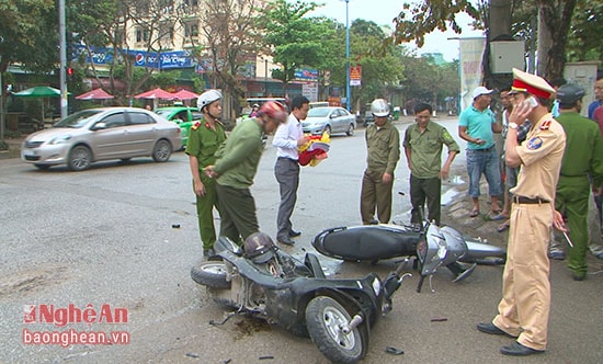 Hiện trường vụ tai nạn