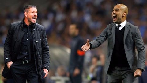 Pep Guardiola và Simeone cuộc đối đầu của hai trường phái bóng đá đối lập