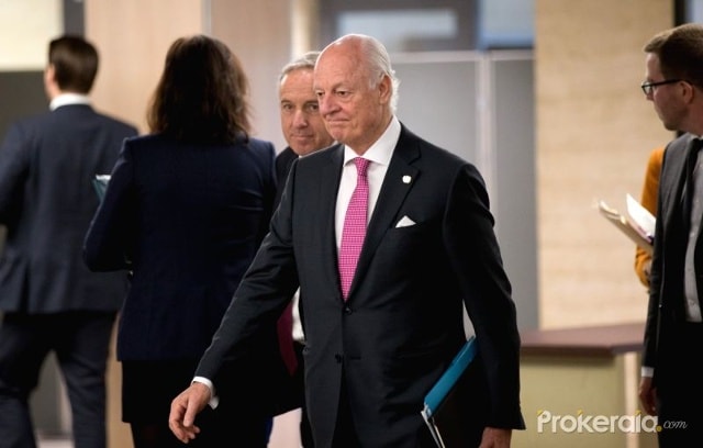 Đặc phái viên LHQ Staffan De Mistura vẫn mong muốn nối lại đàm phán. Ảnh: Xinhua.