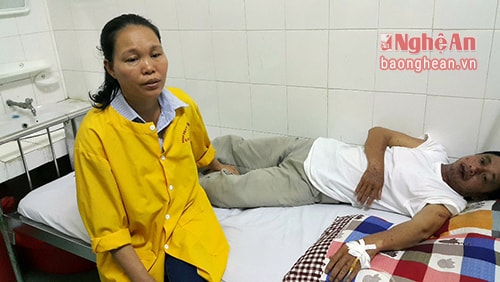 Bệnh nhân Trương Như La và vợ