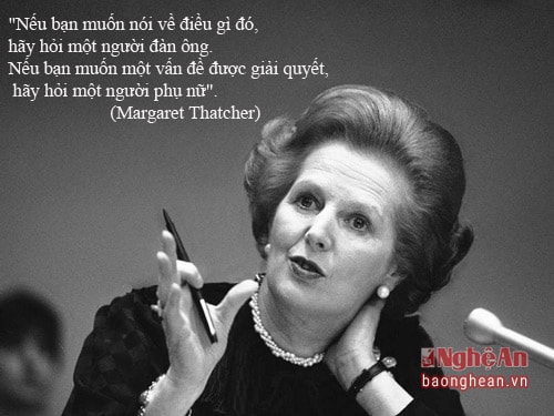 Margaret Hilda Thatcher được mệnh danh là người đàn bà thép, là một chính khách người Anh, luật sư và nhà hóa học. Bà là lãnh tụ Đảng Bảo thủ Anh từ năm 1975 - 1990, Thủ tướng Anh trong suốt thập niên 1980 (1979 - 1990), và là người phụ nữ duy nhất đến nay giữ hai chức vụ đó. Nhiệm kỳ thủ tướng của bà dài nhất trong lịch sử Anh kể từ năm 1827. Là một chính khách quan trọng trong lịch sử đương đại Anh.