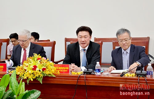 Ông  cho biết, công ty Hemaraj sẽ xây dựng hạ tầng KCN và đưa các nhà đầu tư quốc tế vào Nghệ An