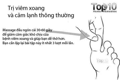 Bấm huyệt ở tay và chân trị 10 vấn đề về sức khỏe thường gặp