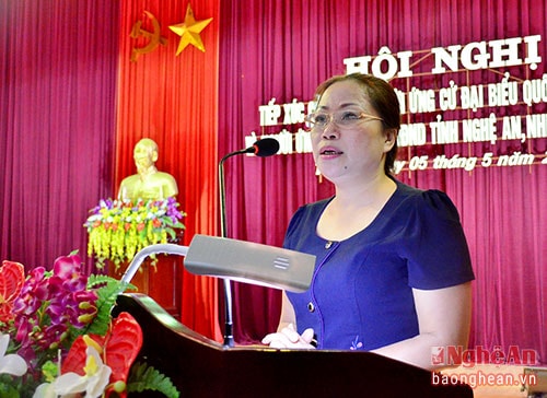 Đồng chí Nguyễn Thị Thu Hường