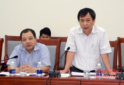 Ông Nguyễn Huy Hoàn-  Phó Vụ trưởng Vụ Khoa học và Công Nghệ, Bộ Công Thương, trưởng đoàn thanh tra 