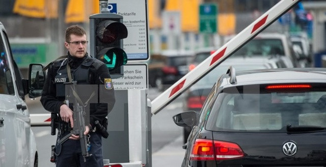 Cảnh sát Đức. (Nguồn: AFP/TTXVN)