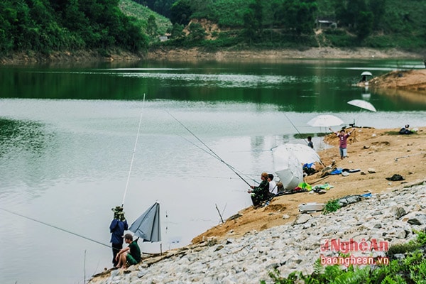 Các hồ đập lớn đang trở thành địa điểm câu lý tưởng cho những người đam mê 