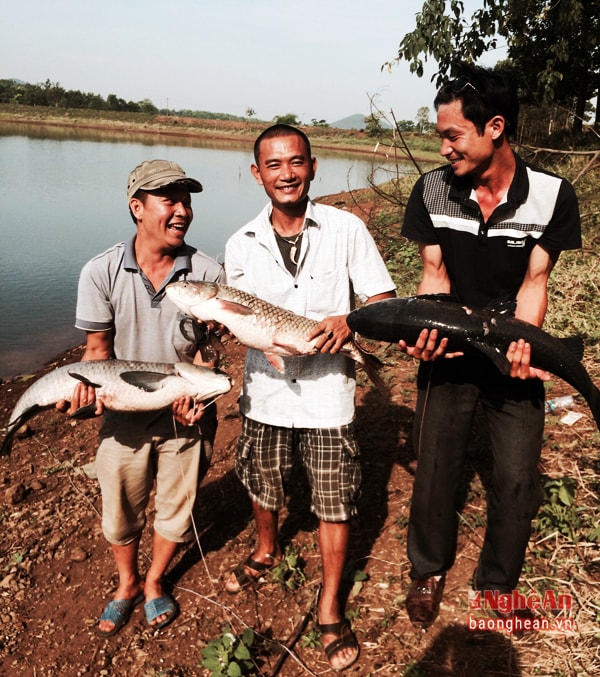 Thành quả thu được sau chuyến câu của các cần thủ thuộc CLB câu cá Thành Vinh