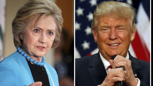 Thăm dò dư luận của Reuters cho thấy cuộc bầu cử tổng thống Mỹ sẽ là những trận so kè sát sao giữa bà Clinton và ông Trump. Ảnh: Reuters.