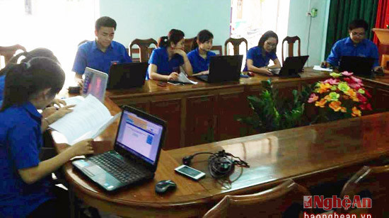 2000 lượt đoàn viên thanh niên tham gia cuộc thi trực tuyến tìm hiểu về bầu cử, trên trang Website do BTV Tỉnh Đoàn tổ chức
