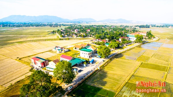 Học sinh Trường THCS Kim Liên (Nam Đàn) cùng các đoàn nghệ thuật trong cả nước  tham gia rước ảnh Bác Hồ tại Lễ hội Làng Sen năm 2015.Ảnh: Trần Hải