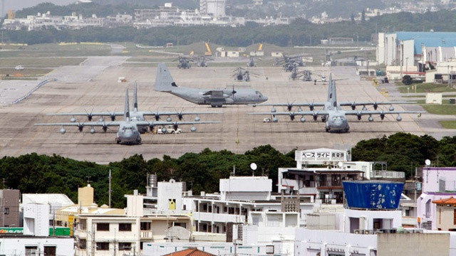 Căn cứ quân sự của Mỹ ở Okinawa, Nhật Bản.