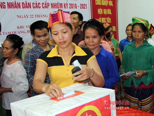 Có rất nhiều cử tri lần đầu tiên tham gia bầu cử