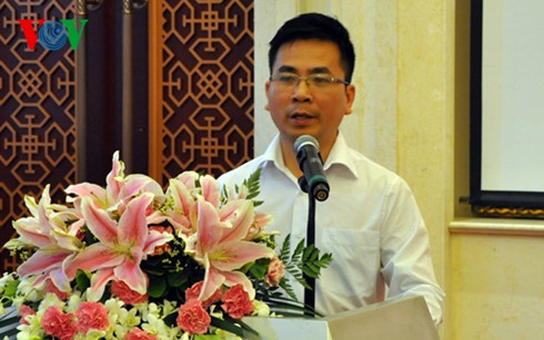 Bí thư chi bộ Lưu học sinh Việt Nam tại Bắc Kinh Nguyễn Tùng Lâm.