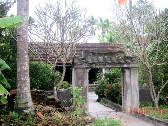 Di tích cấp quốc gia nhà thờ cụ Án và nhà thờ cụ Hồ Tùng Mậu