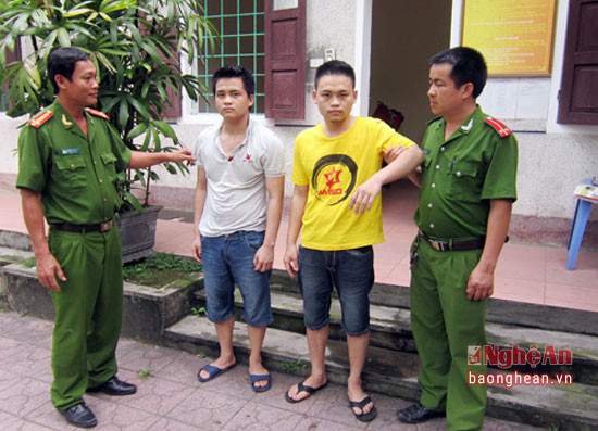 Công an TP Vinh tạm giam Hoàng và Huy để tiếp tục điều tra mở rộng vụ án.