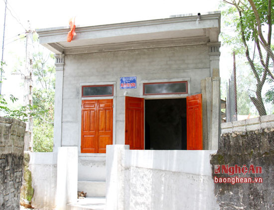 Ngôi nhà tình nghĩa do Hội LHPN thị xã Hoàng Mai xây tặng chị Sáu