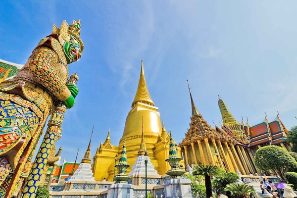 Vẻ đẹp nổi bật của chùa Phật Vàng - Bangkok (Thái Lan). Ảnh: P.V