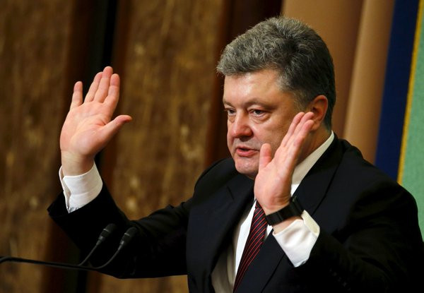 Tổng thống Ukraine Poroshenko. Ảnh: Reuters.